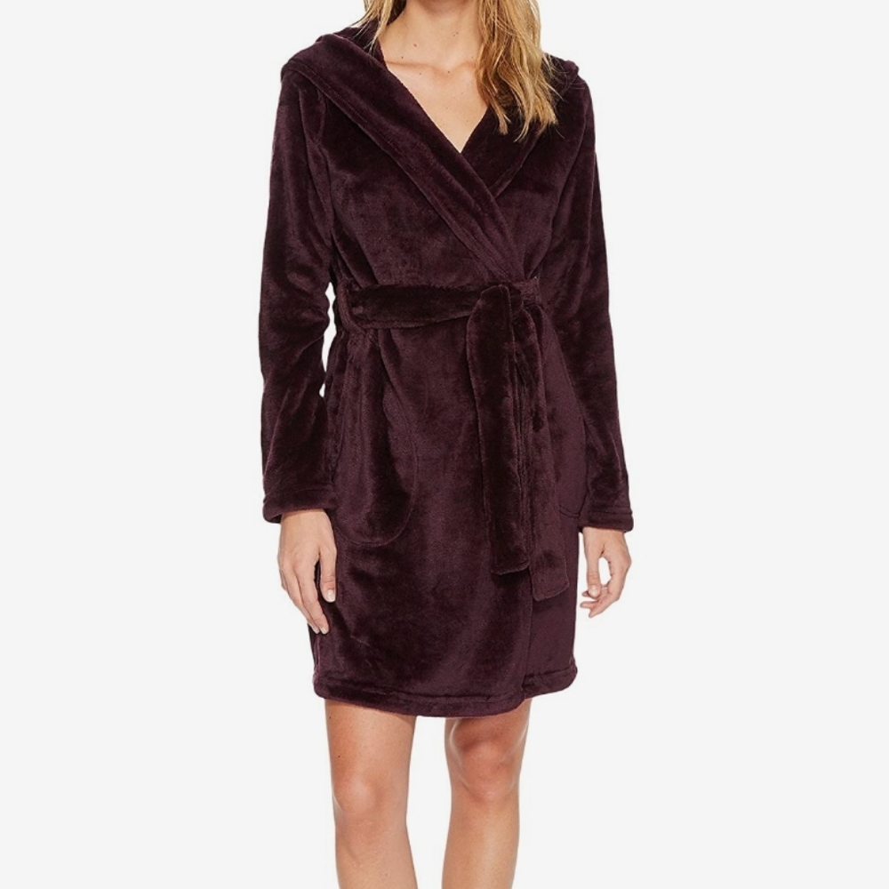 UGG Miranda Fleece Hoodie Robe💜